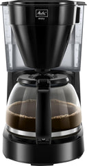 Melitta Easy – Espressor cu filtru și carafă de sticlă, pentru până la 10 cești de cafea, negru