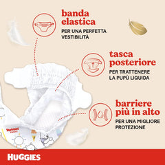 Pannolini per bambini Huggies Extra Care, taglia 1 (2-5 kg), super assorbenti, design Disney, confezione sfusa, 160