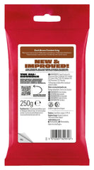 Fondant maro închis 250 g - Gata de întins, perfect pentru glazura și decorarea prăjiturilor, cupcakes și biscuiți - maro închis - 250 g Pasta de zahar Naty Shop