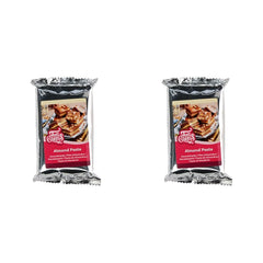 FunCakes pastă de migdale (1:1): Gust delicios, textură fină, ușor de întins, pastă de migdale, perfectă pentru prăjituri și biscuiți. Halal și fără gluten. 250 g (pachet de 2) Pasta de zahar Naty Shop 250 grame (pachet de 2)