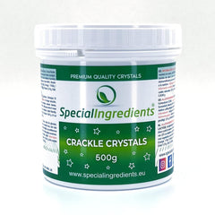 Special Ingredients Crackle Crystals Crackle 500g Cea mai înaltă calitate, fără OMG, ideal pentru prăjituri, dulciuri și înghețată Pasta de zahar Naty Shop 500 G (1 pachet)