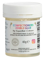 Sugarflair Confectioners Glue Edible Glue - lipici alimentar pentru decorarea torturilor, marțipan, fondant, prăjituri, cupcakes și biscuiți - 40ml Pasta de zahar Naty Shop Default Title