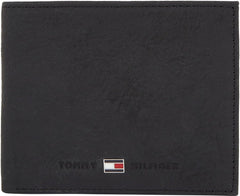 Tommy Hilfiger portofel pentru bărbați Johnson Mini Small Portofel Barbati Naty Shop Negru