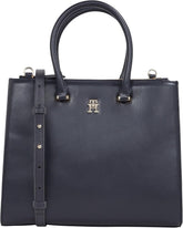 Tommy Hilfiger tote sac Eternity Med sac cu închidere cu fermoar Genti Femei Naty Shop Albastru (Space Blue) O mărime se potrivește tuturor