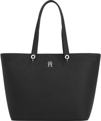 Tommy Hilfiger Tote sac sac Emblema mare Genti Femei Naty Shop Negru (negru)
