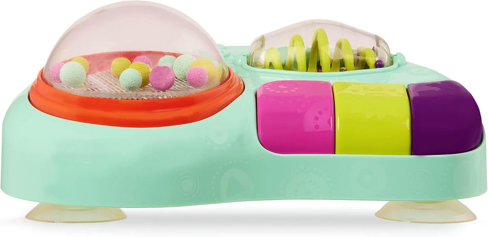 B. toys - Jucărie pentru copii pentru scaun înalt - Jucărie cu ventuză cu muzică, lumini, sunete - Jucărie senzorială - Jucărie pentru copii cu activitate motorie - de la 6 luni - Whirly Pop Jucarii Bebe Naty Shop