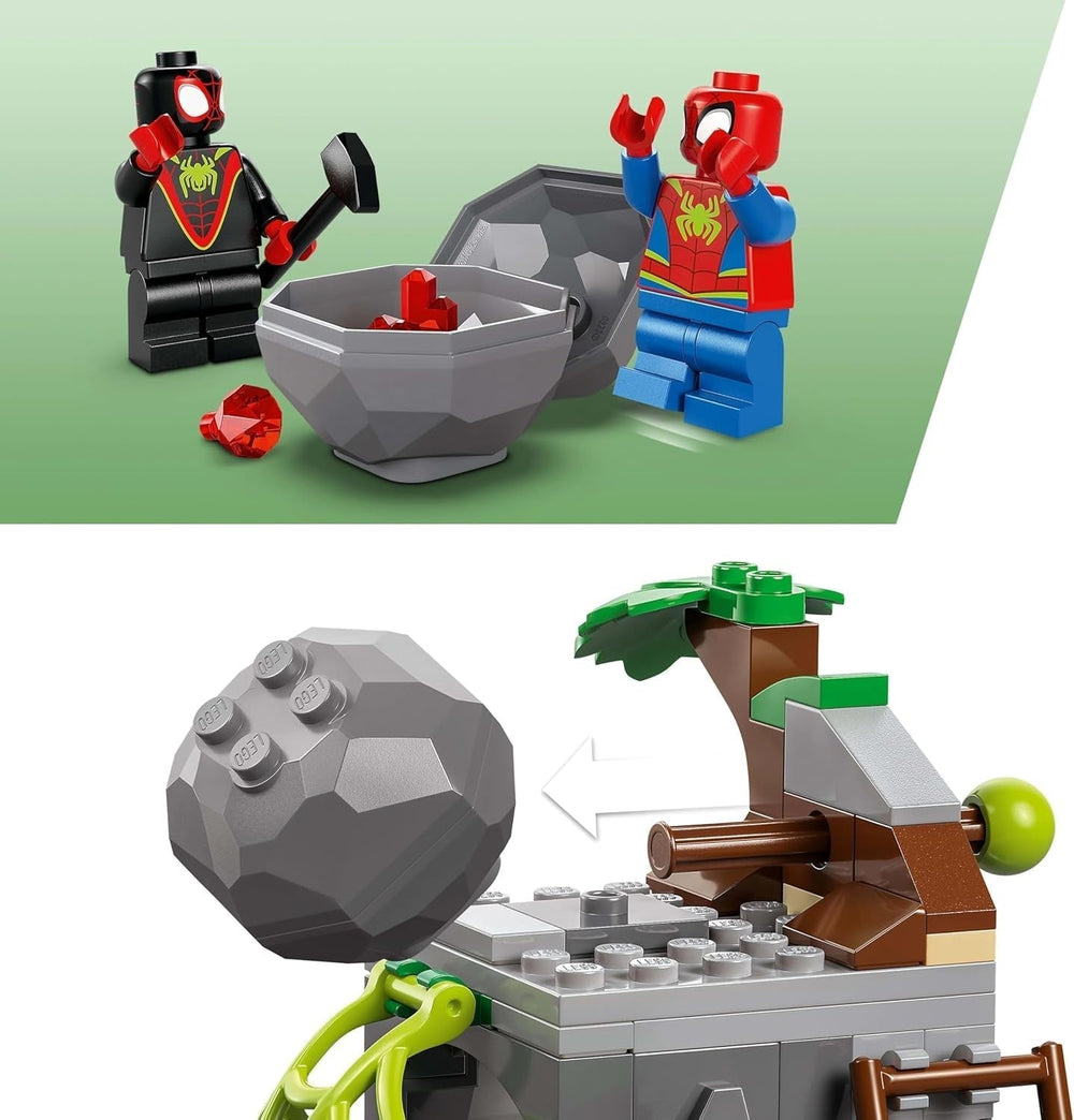 LEGO Marvel La squadra di Spidey in missione di salvataggio nel camion Dino Costruisce un'auto giocattolo per supereroi Set avventura per bambini 4+ Spidey e i suoi super amici 11199 Set da costruzione Acquista il negozio LEGO