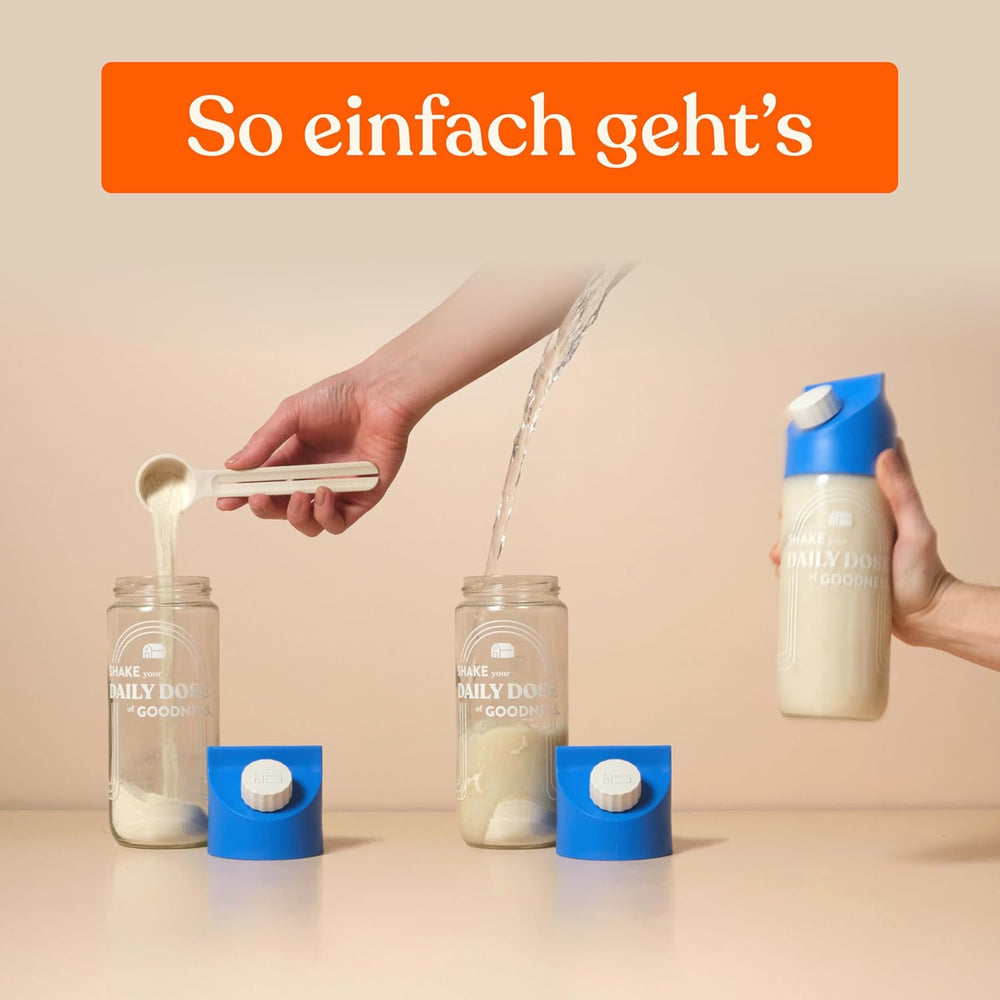 Blue Farm Barista Oat Base für bis zu zu 8L zum selbermischen – Bio Haferdrink Barista Edition – Milchalternative ohne Zusatzstoffe und Zuckerzusatz – Vegan und Glutenfrei – 90% weniger Verpackungmüll