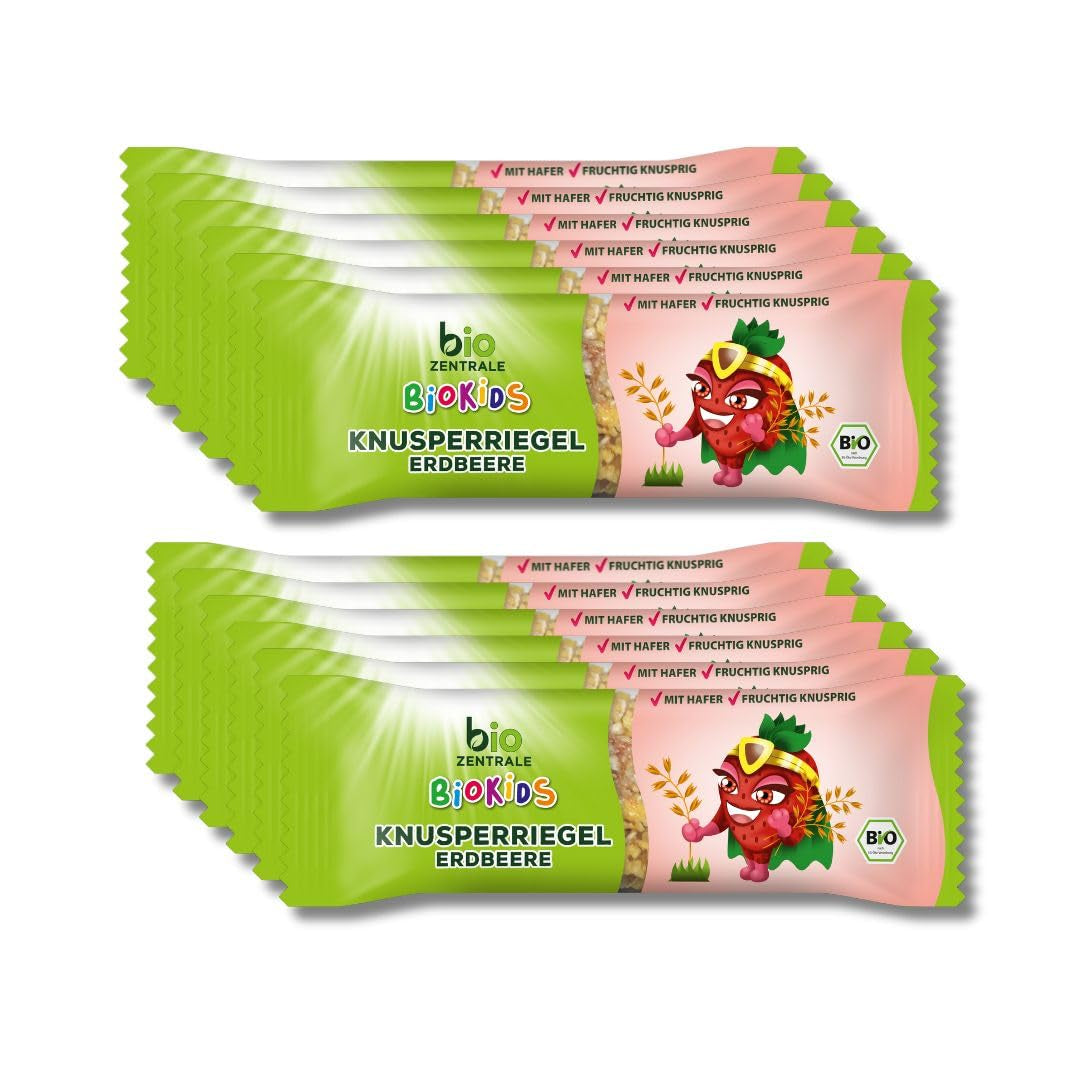 Barrette croccanti alle fragole 12 x 20g