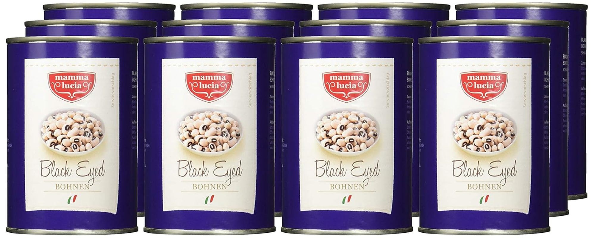 Confezione da 12 fagioli dall'occhio nero (12 x 425 ml)