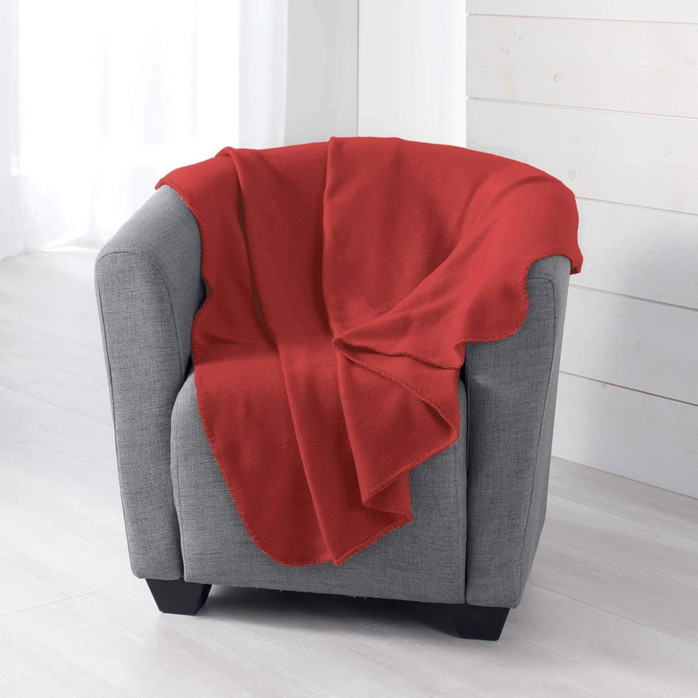 Douceur D'Intérieur, coperta in pile Milou rosa antico, 125 X 150 Cm Douceur d'Intérieur Letti e Coperte Rosso carminio 125 X 150 Cm
