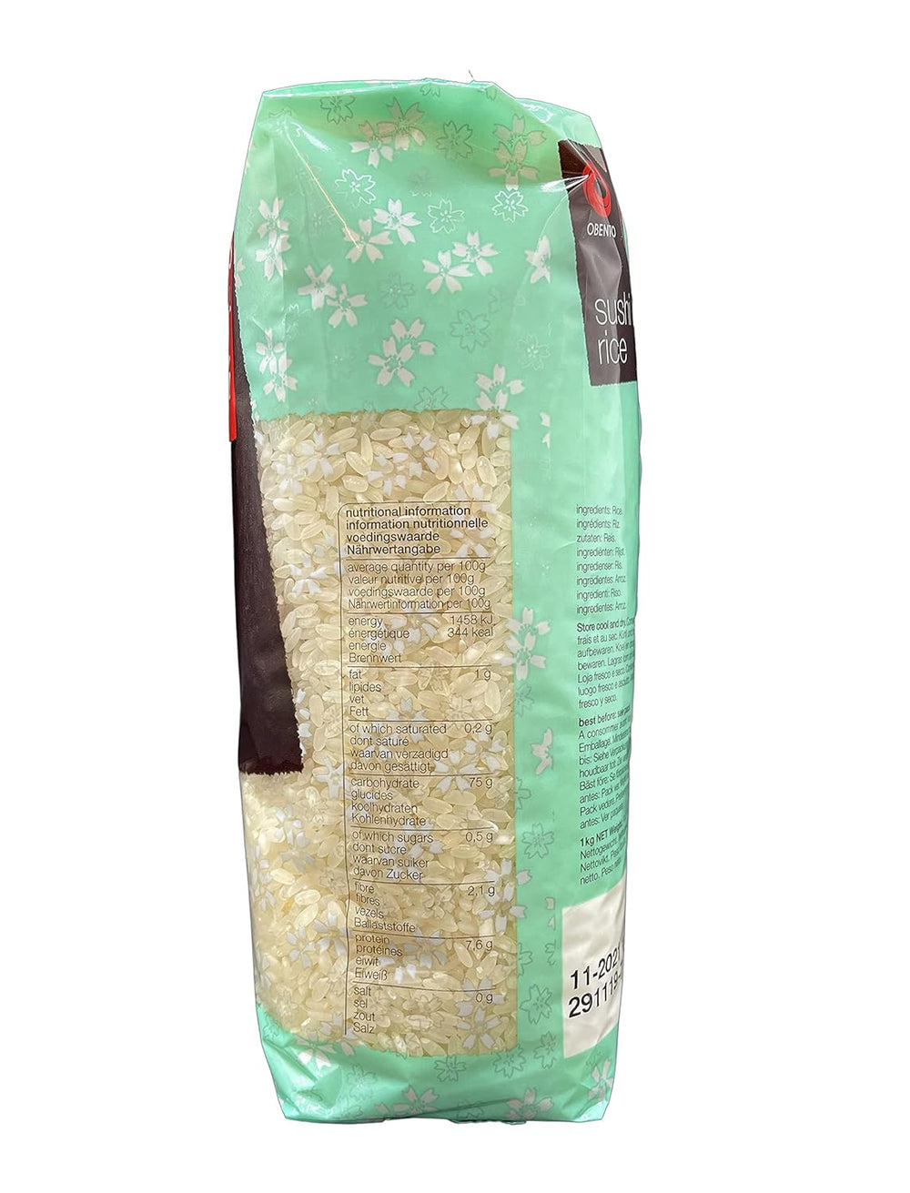 Riso sushi, riso appiccicoso per rotoli nori e altre specialità sushi giapponesi, 1 kg (1 confezione)