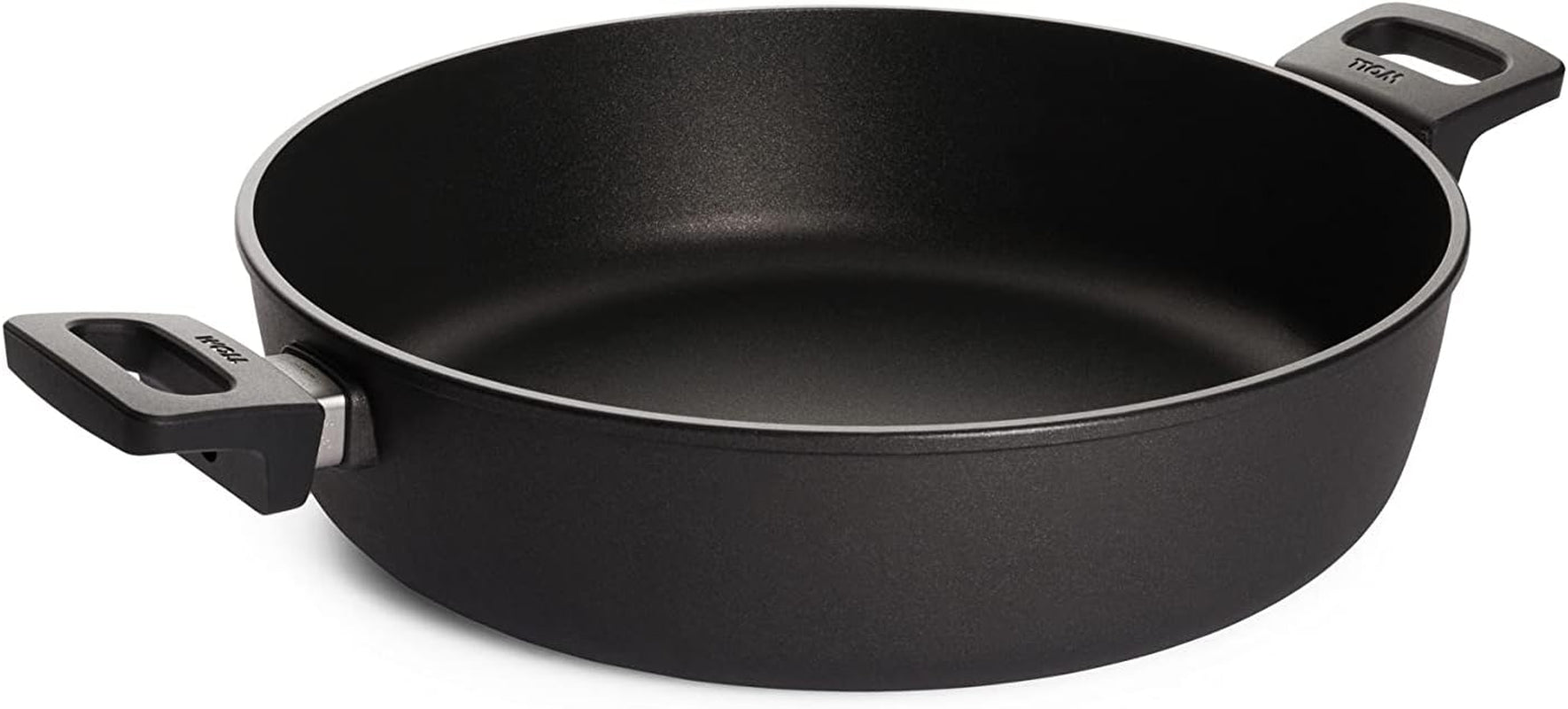 Woll Nowo Titanium Kasserolle - Induktiv -, Ø 32 Cm, 8 Cm Hoch, 5,5 Litri, Mit 2 Seitengriffen - Geeignet Für Alle Herdarten Stampi e vassoi per la cottura Naty Shop 32 Cm, 8 Cm Hoch, 5,5 Litri