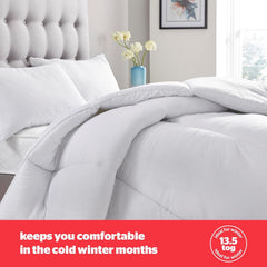 Plapumă Silentnight bounceback, 13,5 tog, king size, țesătură din amestec de bumbac, alb, king size Plapumi si pilote Naty Shop