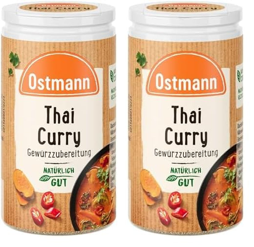 Ostmann Gewürze - Curry tailandese Gewürzzubereitung | Nachfüllbare & Recyclable Verpackung | 40 g in Der Streudose