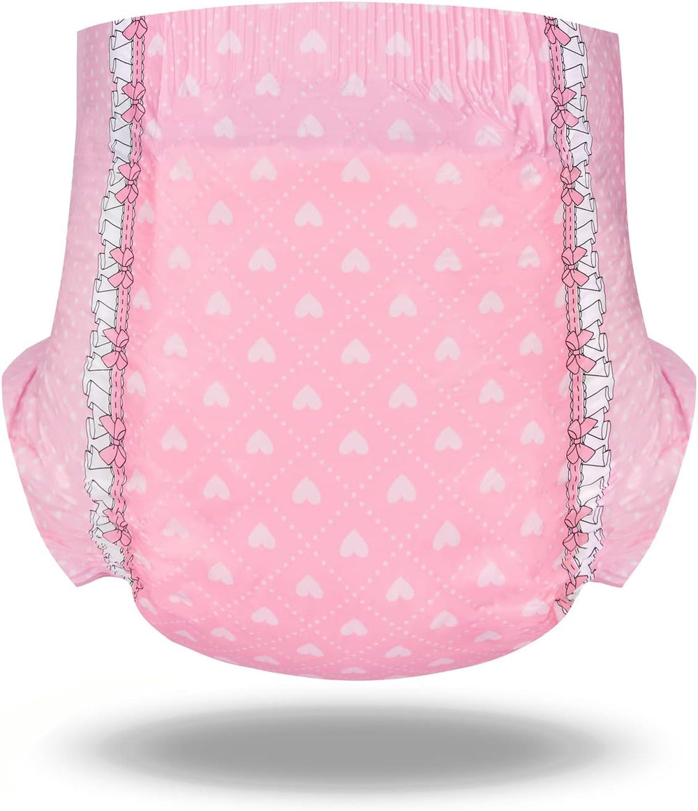 Pannolini stampati per adulti 5500-5800ml Confezione da 2 - Blushing Baby (M)