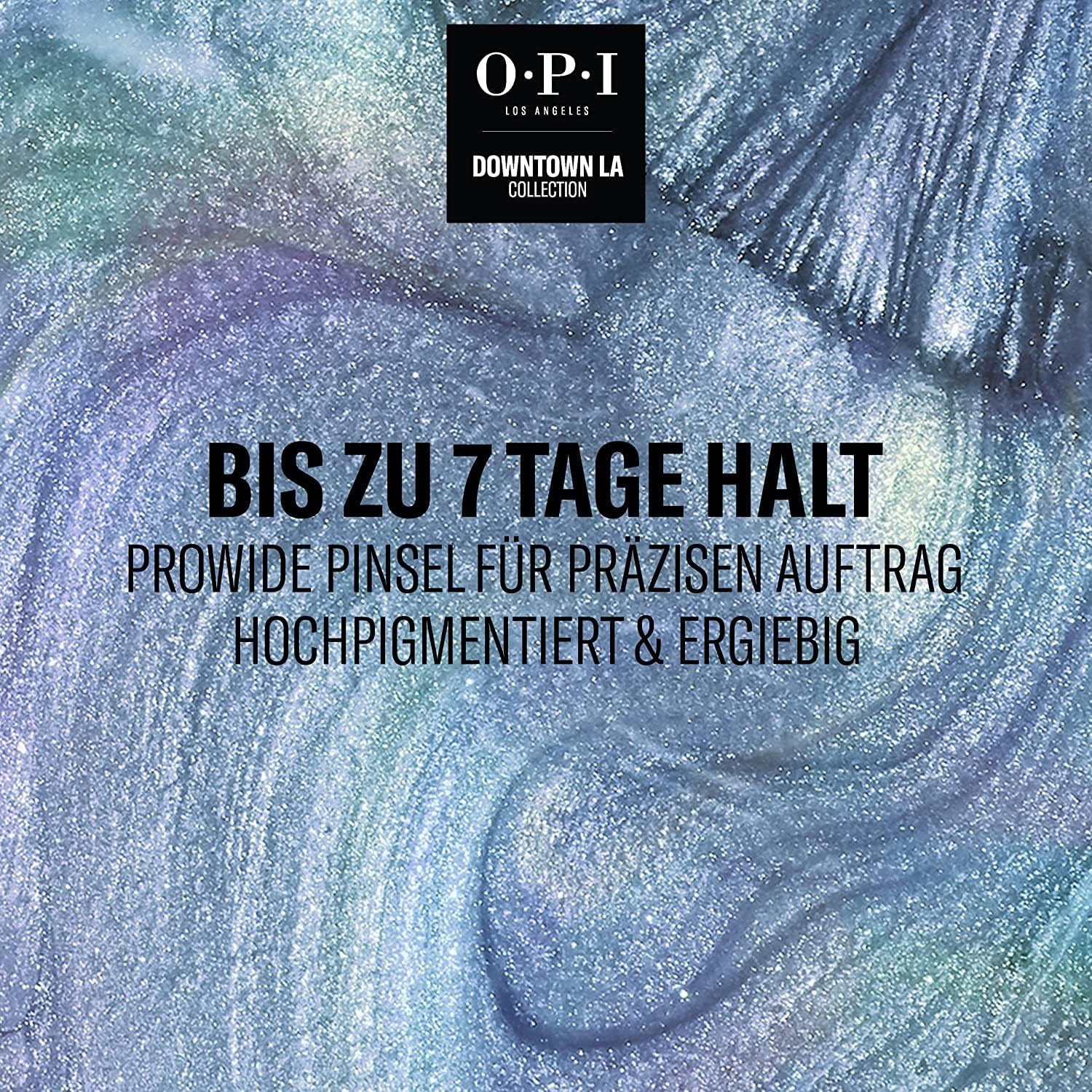 OPI Nail Lacquer nei toni del blu e del verde - Smalto per unghie ad asciugatura rapida, resistente alle scheggiature e a lunga tenuta - dura fino a 7 giorni - con pennello extra largo ProWide