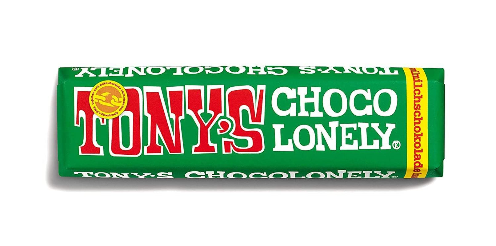 Tony's Chocolonely, cioccolato al latte con caramello e sale marino 47g