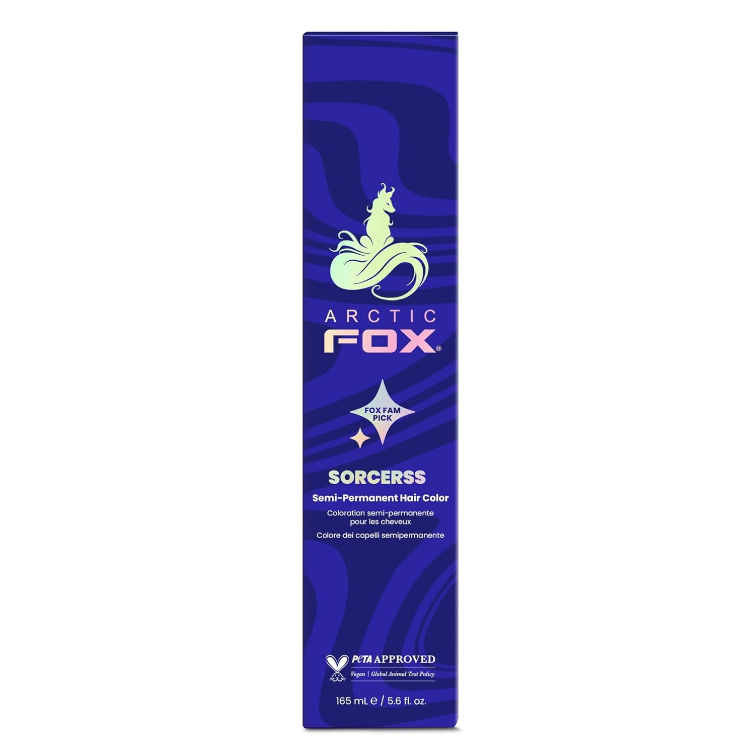100% vegan și fără cruzime Vibrant Semi Permanent Hair Colour Dye - Purple AF 165 ml e Vopsea pentru par Naty Shop Vrăjitoare