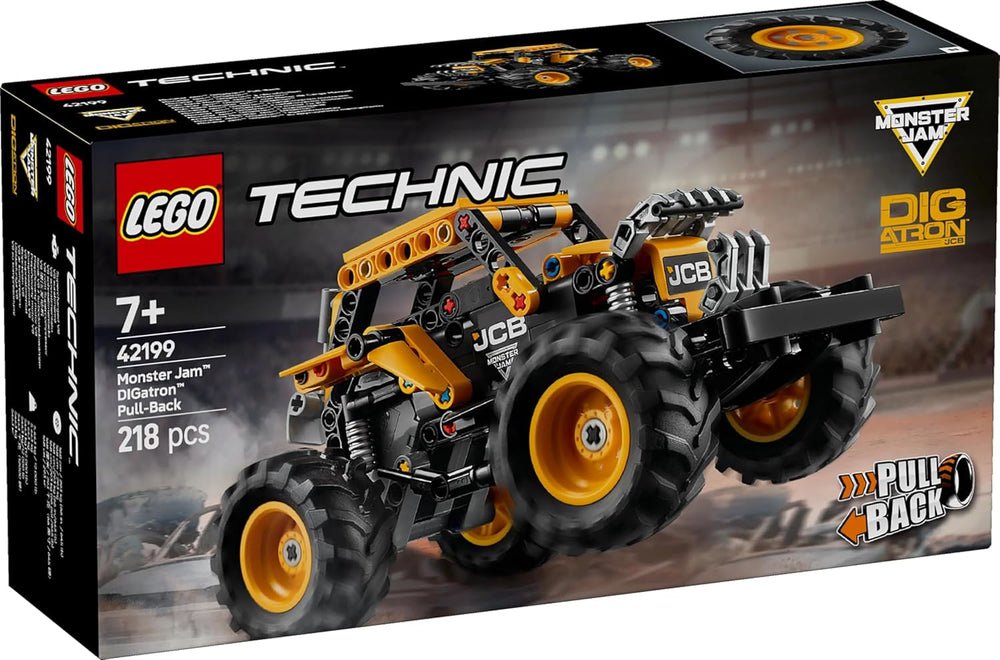 LEGO Technic Monster Jam Digatron, set da gioco Monster Truck per bambini, giocattoli da costruzione per bambini, ragazzi e ragazze dai 7 anni, idee regalo per gli appassionati di Monster Truck e Motorsport 42199 Set di costruzione Besuche den LEGO-Store