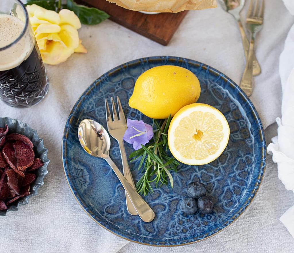 MÄSER 934063 Seria Tiles Set veselă modernă vintage pentru 2 persoane cu design maur Seturi vesela masa Naty Shop