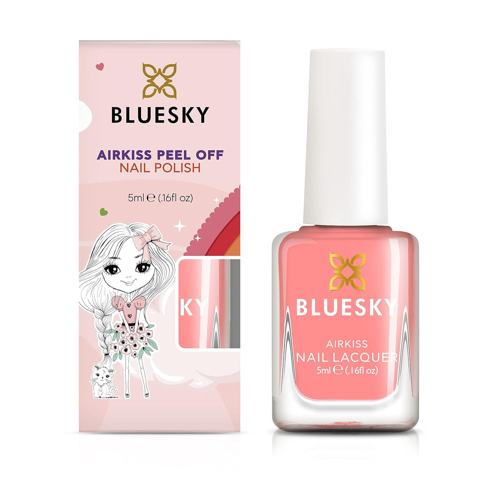 Smalto per bambini Bluesky - Conchiglia, Corallo. Smalto per unghie per bambini, non tossico, facile da rimuovere, a base d'acqua, non scivoloso, 5 ml