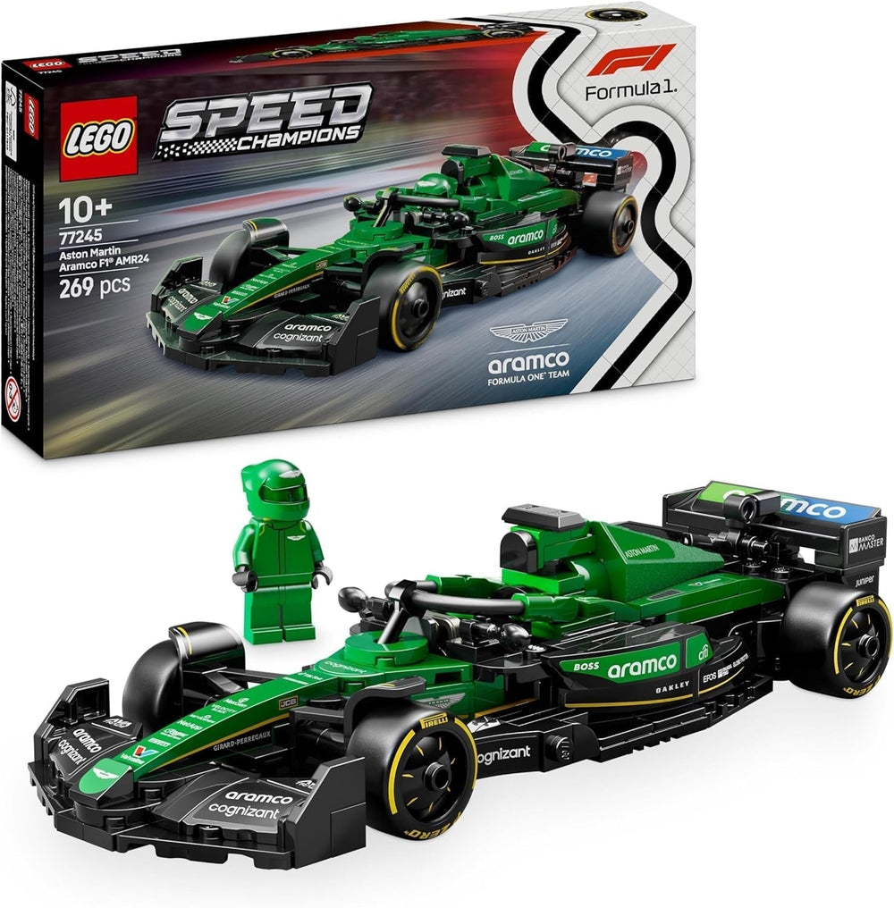 LEGO Speed Champions Auto da corsa Mercedes-Amg F1 W15 - Minifigure giocattolo di Formula 1 - Modello di auto da collezionare e costruire - Regalo per ragazzi e ragazze 10+ o fan adulti 77244 Set di costruzione Besuche den LEGO-Store Aston Martin Aramco F1 Amr24 Race Car 77245