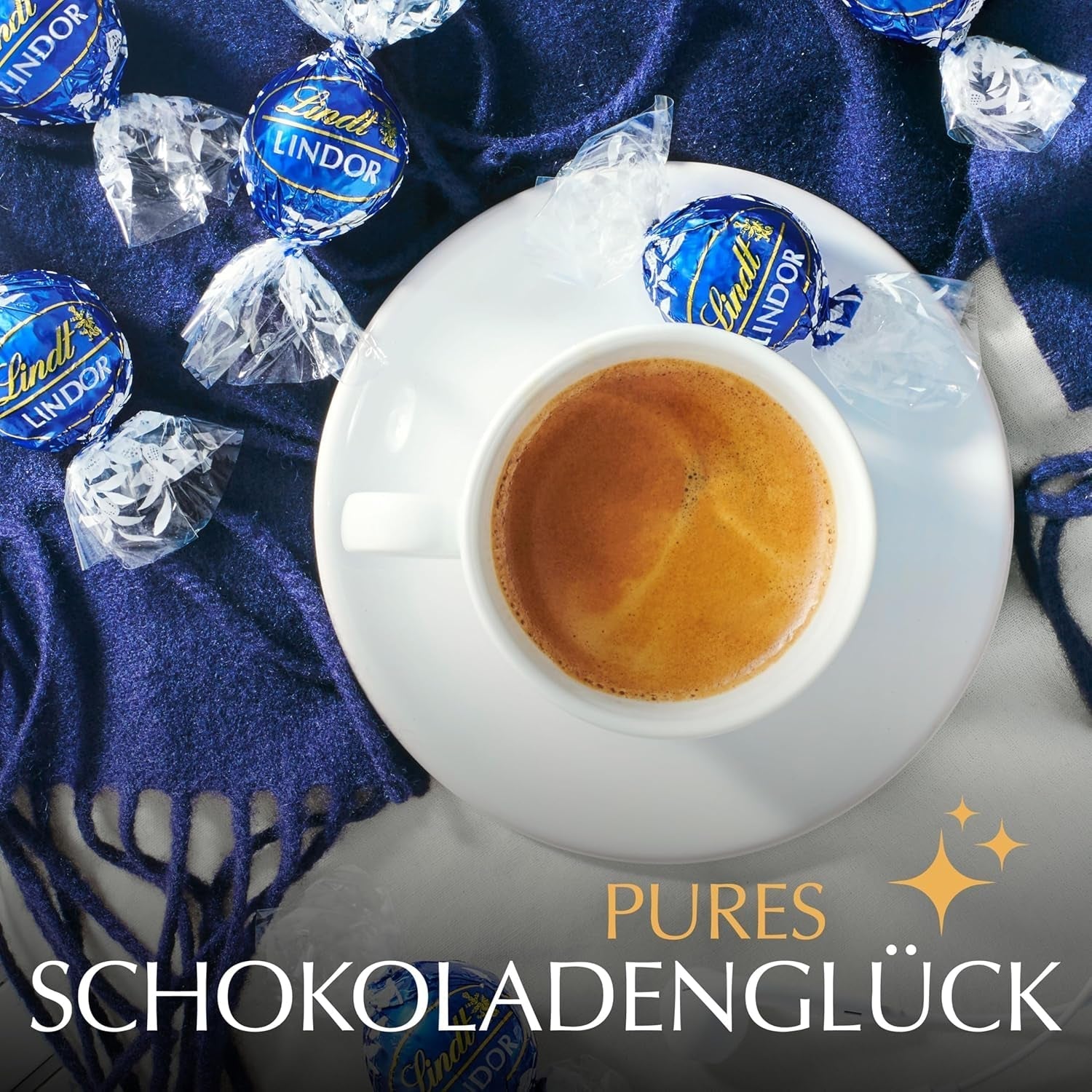 Lindt LINDOR Biluțe de ciocolată Fine Herb, aproximativ 80 sfere de ciocolata, 1 Kg Bomboane de Ciocolata Naty Shop