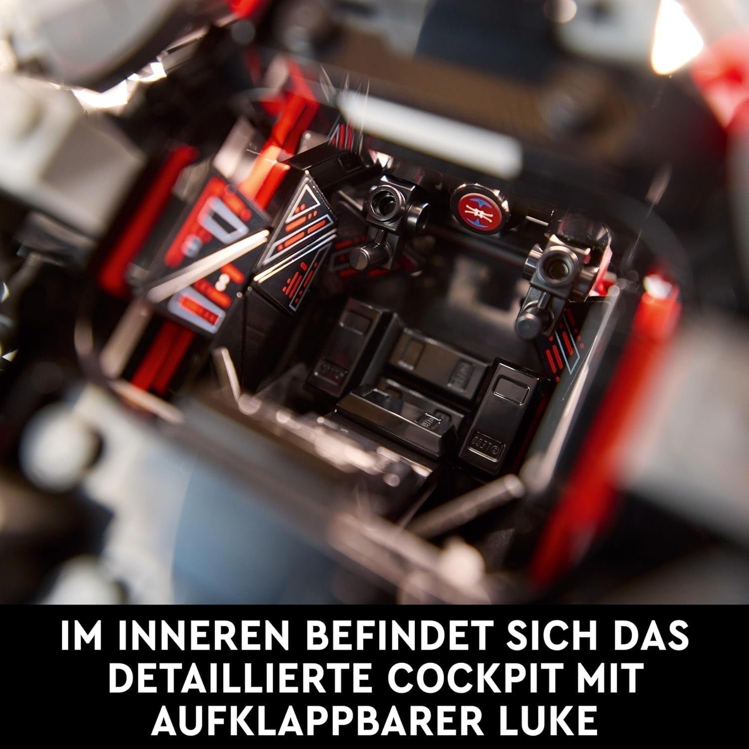 LEGO Star Wars Tie Interceptor, set de construcție creativă din seria Ultimate Collector pentru adulți, model de cărămidă Starfighter, cadou pentru fani, piesă de colecție, set Ucs 75382 Seturi de constructie Besuche den LEGO-Store