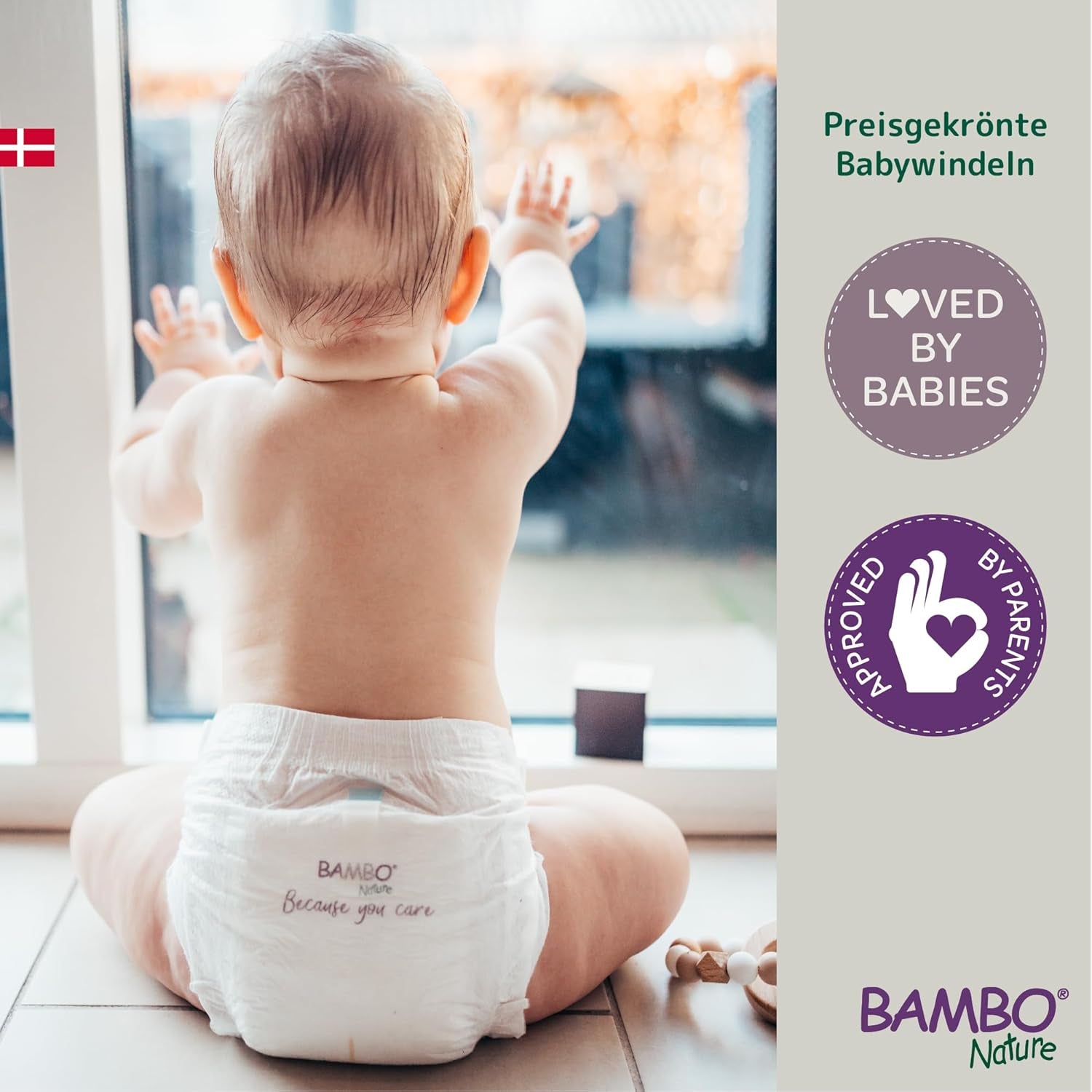 Pannolini per Neonati Bambo Nature, Taglia 4 (7-14 kg), 144 pz, Confezione Mensile | Pannolini Premium con protezione dalle perdite migliorata | Massimo comfort e libertà per i bambini attivi | Pannolini dermatologicamente testati