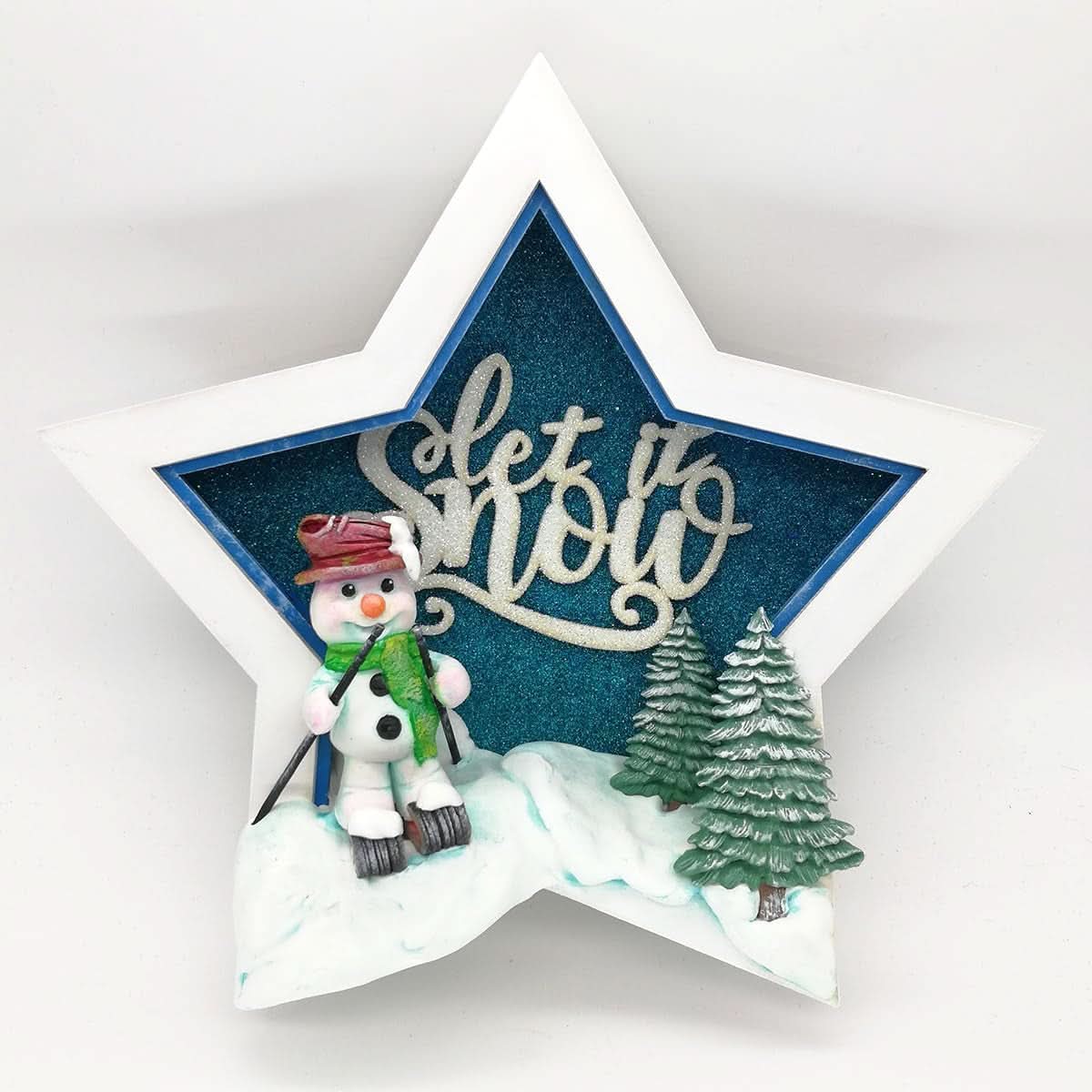 Katy Sue, stampo in silicone, pupazzo di neve cucina Naty Shop