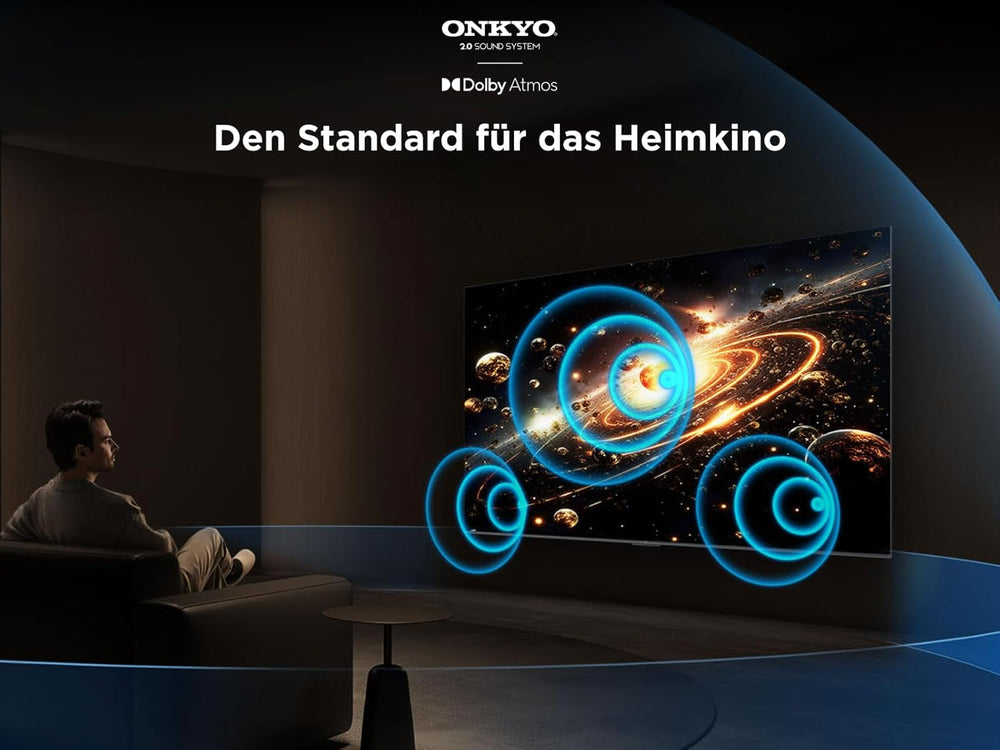 Televizor LED mini TCL 50C61KS QLED, 50 de inci, rezoluție 4K HDR Premium, Dolby Vision și Atmos, sunet Onkyo 2.0, Smart TV cu Google TV, Game Master, HDMI 2.1, AirPlay 2, Google Assistant și Alexa