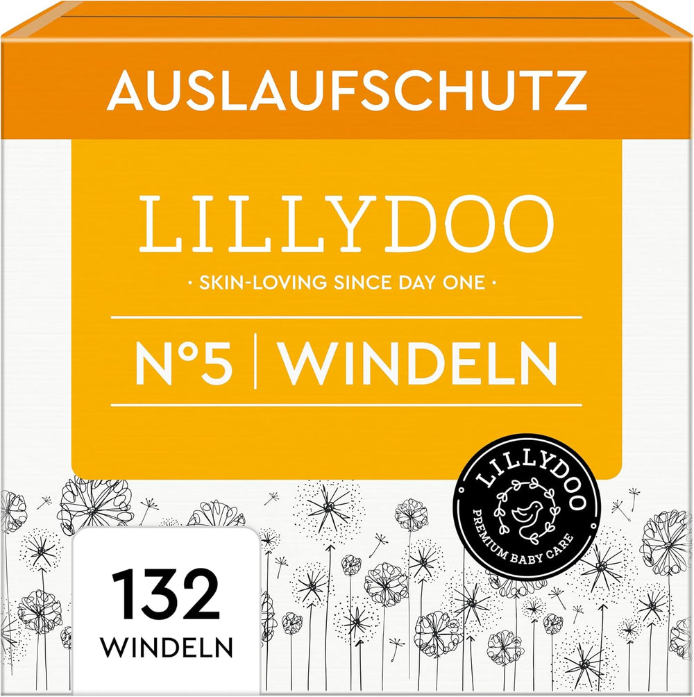 LILLYDOO Pannolini per bambini delicati sulla pelle - Taglia 3 (6-10 kg), 29 pezzi, protezione affidabile dalle perdite, morbidi, senza profumo e senza lozioni per pelli sensibili, dermatologicamente testati