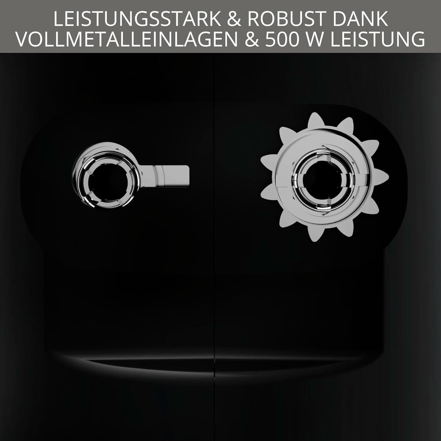 Krups 3Mix 7000 Sbattitore manuale 60 Jahre Special Edition, 500 Watt, Knet- Und Rührhaken Aus Edelstahl, Langes Netzkabel, Zubehörtasche, F6085811, Schwarz/Kupfer Kitchen Naty Shop