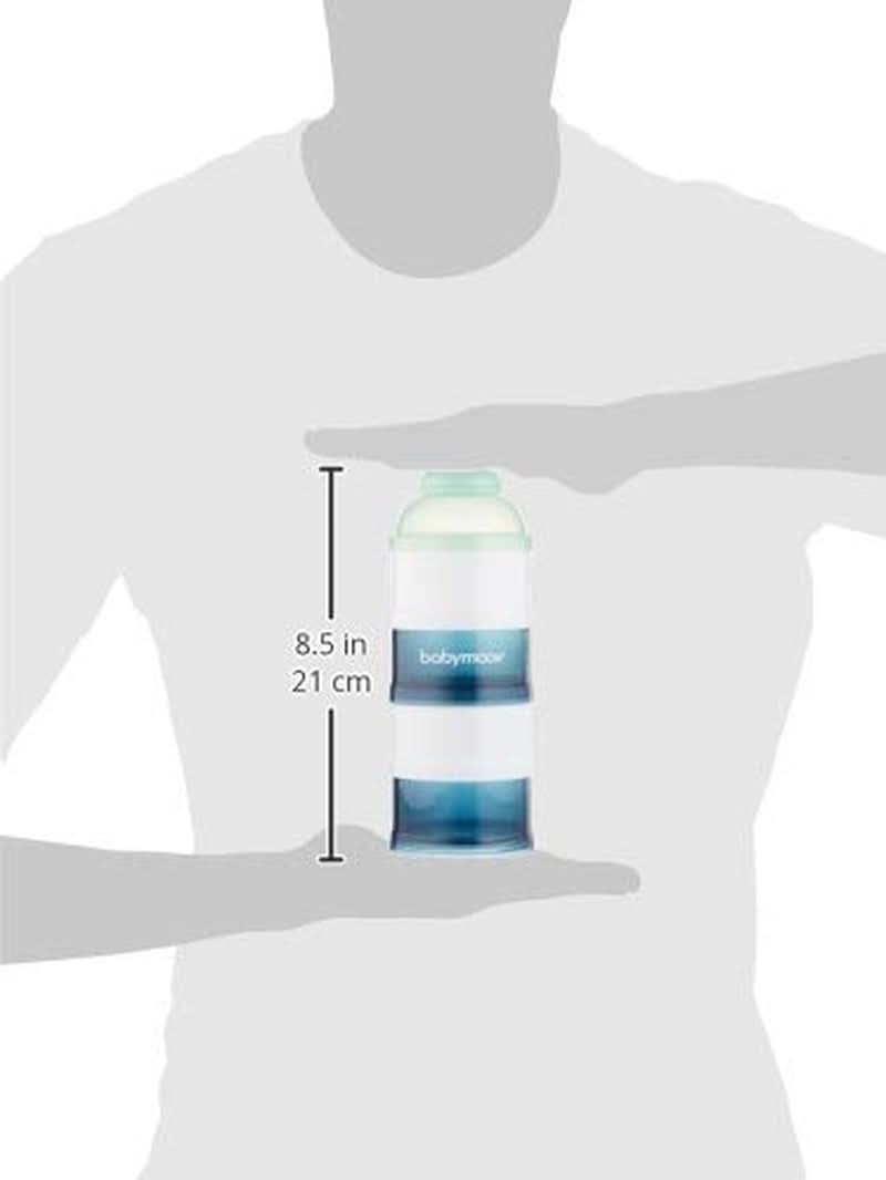 Babymoov Milchpulver-Portionierer, Arctic Blue, 4 Fächer Accessori Alimentazione e Allattamento Bebe Naty Shop