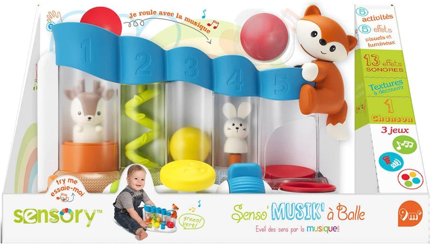 Infantino 216428 Senzorial Ball Drop Piano Senso, Multicolor Jucarii Bebe Naty Shop