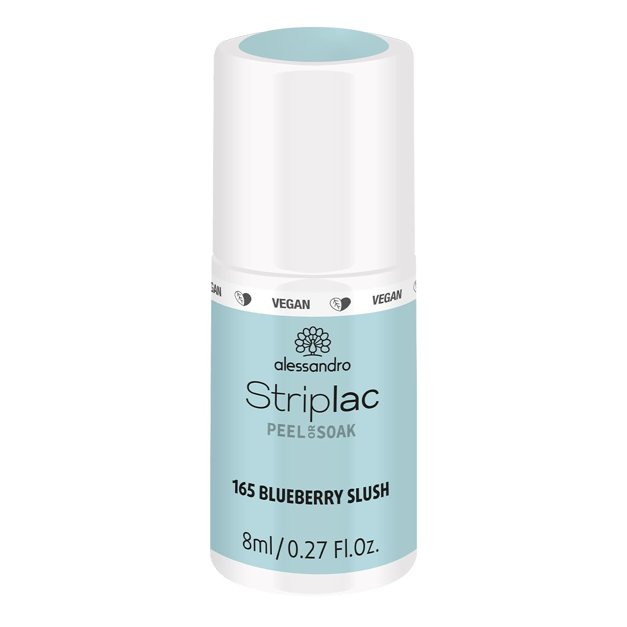 Smalto UV alessandro Striplac Lavender Lemonade – Delicato e a lunga tenuta – Facile rimozione grazie alla tecnologia di rimozione – Vegan e cruelty-free – 8 ml