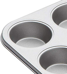 Teglia per muffin da cucina artigianale, coperchio antiaderente, contiene 12 muffin, 35 cm x 27 cm Naty Shop Teglie e vassoi da forno