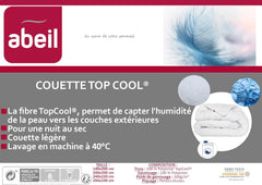 Abeil 1388 Piumino Topcool, sottile, regolatore di umidità, bianco, 240 X 260 Cm Piumini e trapunte Naty Shop