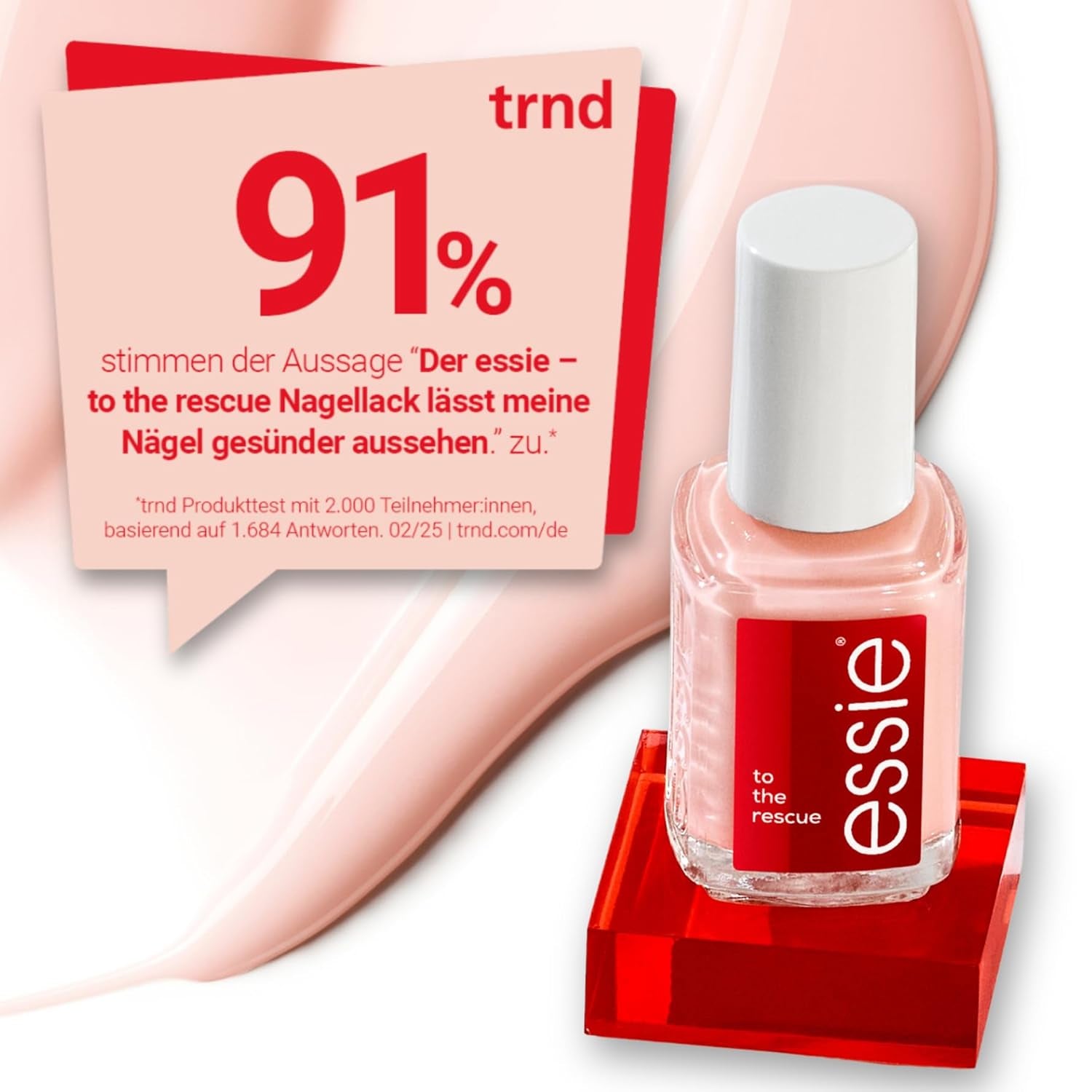 Essie Nail Rescue Kit: olio per unghie e cuticole profumato all'albicocca + smalto per unghie To the Rescue Repair