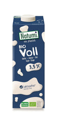 Natumi Bio Hafer Barista, 8 x 1L - Senza lattosio, Aufschäumbar, Barista-Style, Bio, Hergestellt mit deutschem Hafer, Vegan, Milchfreie milchfreie Alternative