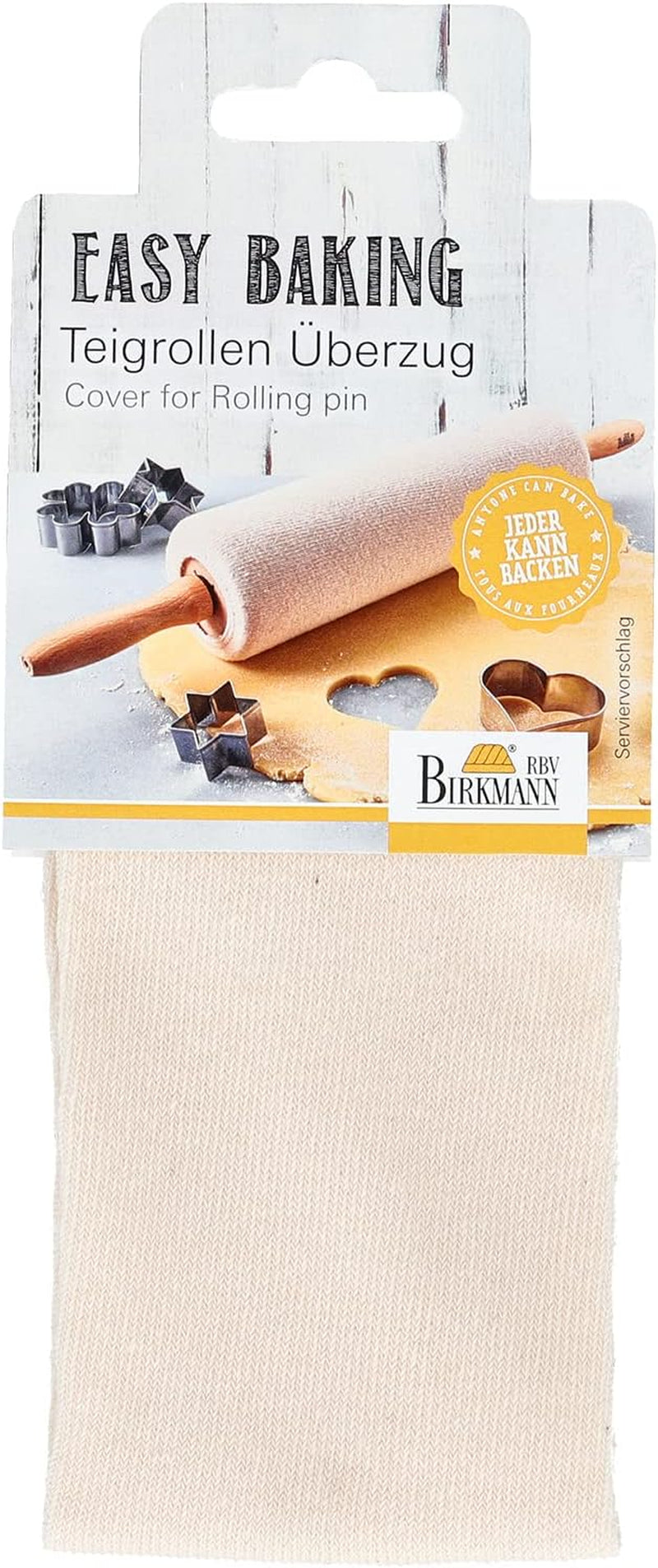 Birkmann, Teigrollenbezug, Easy Baking, Baumwolle, lavabile a 30°C