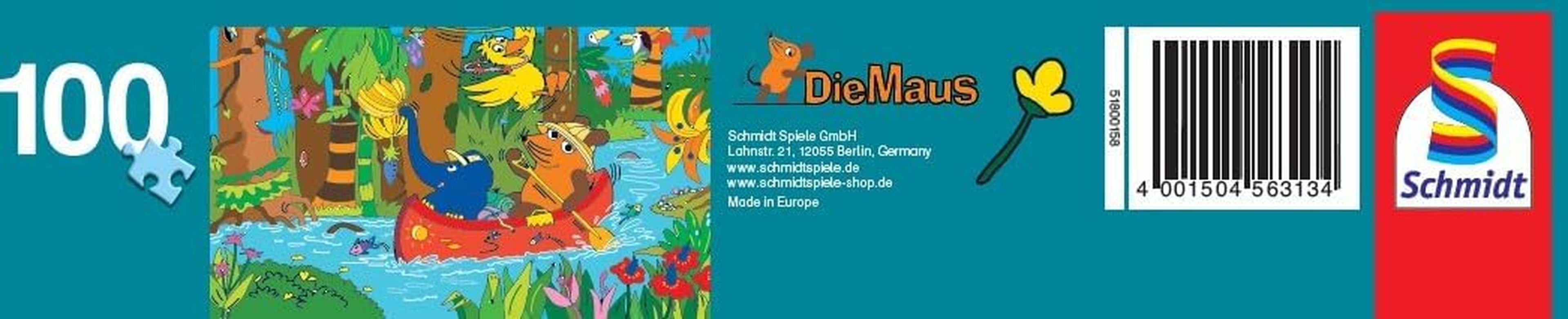 Șoarecele, în junglă (puzzle pentru copii) Puzzle Naty Shop