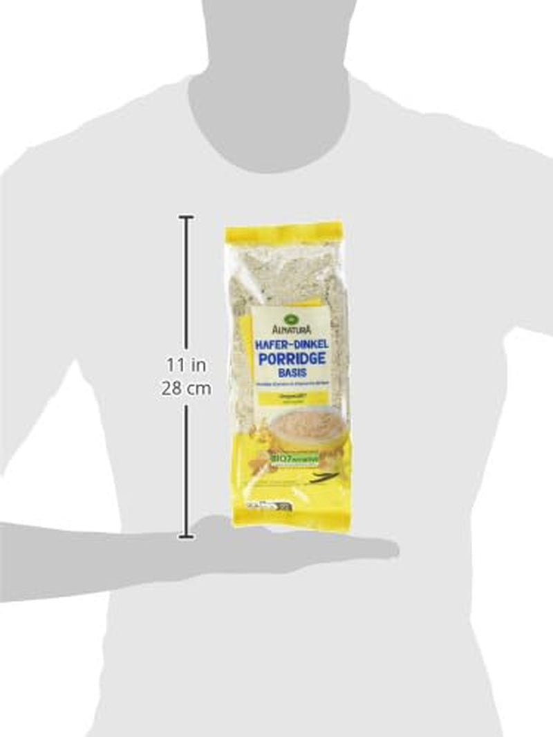Base per porridge di avena e farro biologico, 500 g (confezione da 3)