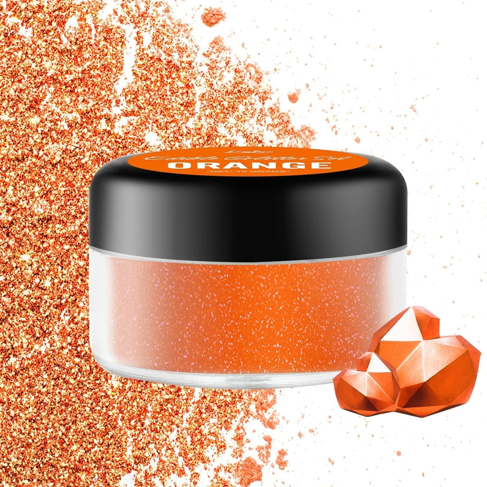 Glitter commestibili, 10 grammi, vari colori Glitter Naty Shop Arancione
