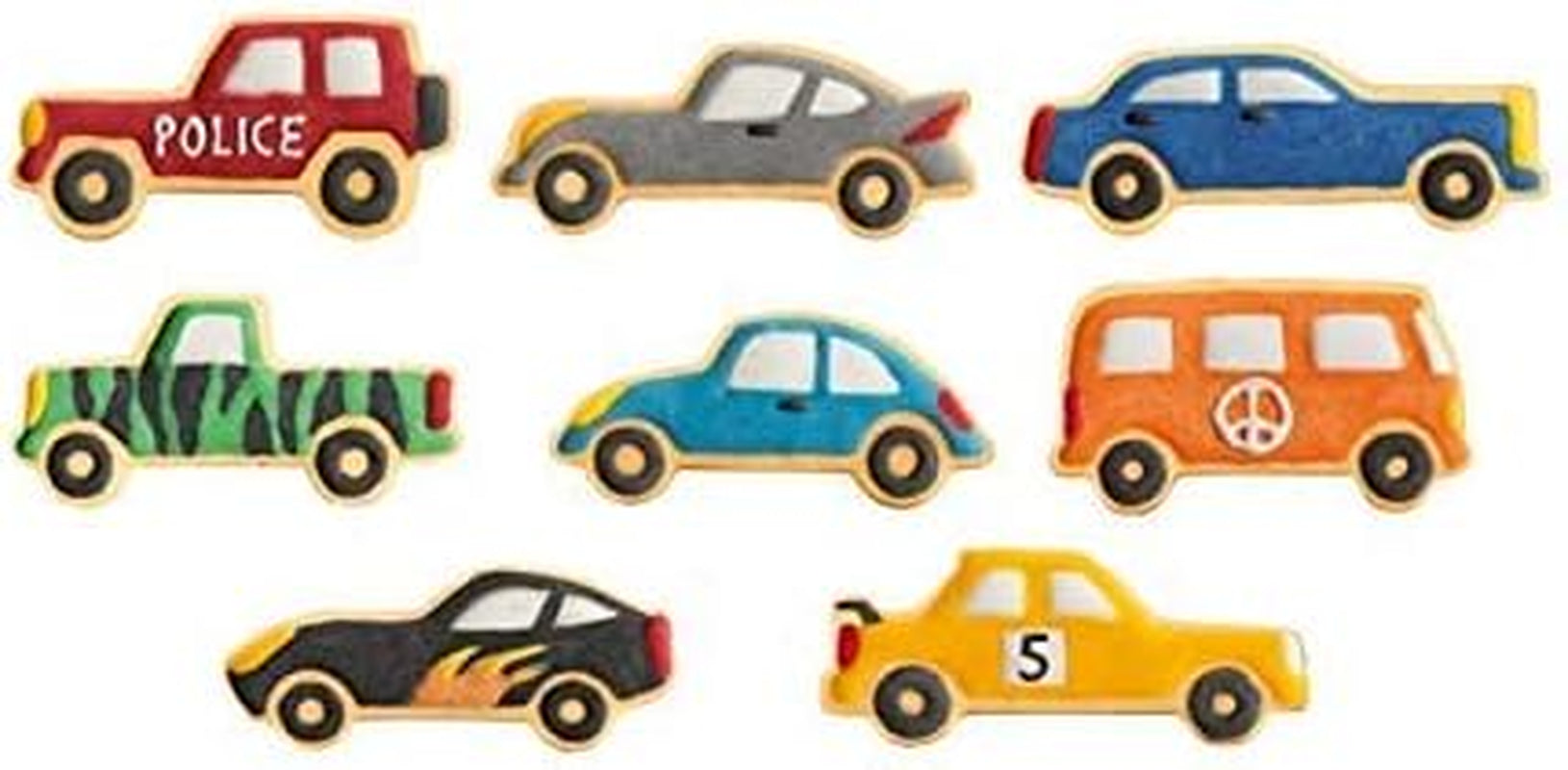 Forme de biscuiți Tescoma, mașinuțe DELÍCIA KIDS, 8 buc.