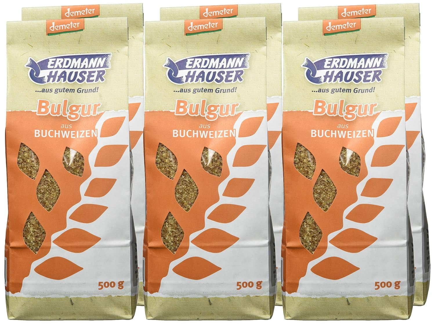 Confezione da 6 bulgur di grano saraceno biologico (6 x 500 g)