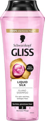 Gliss Shampoo Seta Liquida (250 ml), per capelli fragili e opachi Doccia e bagno Naty Shop
