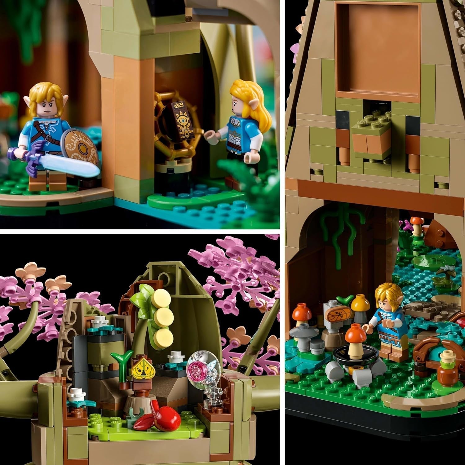 LEGO The Legend of Zelda Deku Tree 2-in-1 - pezzo da collezione con le minifigure della Principessa Zelda e 3 Link - set da costruzione per adulti e idea regalo per gli appassionati di videogiochi - 77092 Set da costruzione Besuche den LEGO-Store