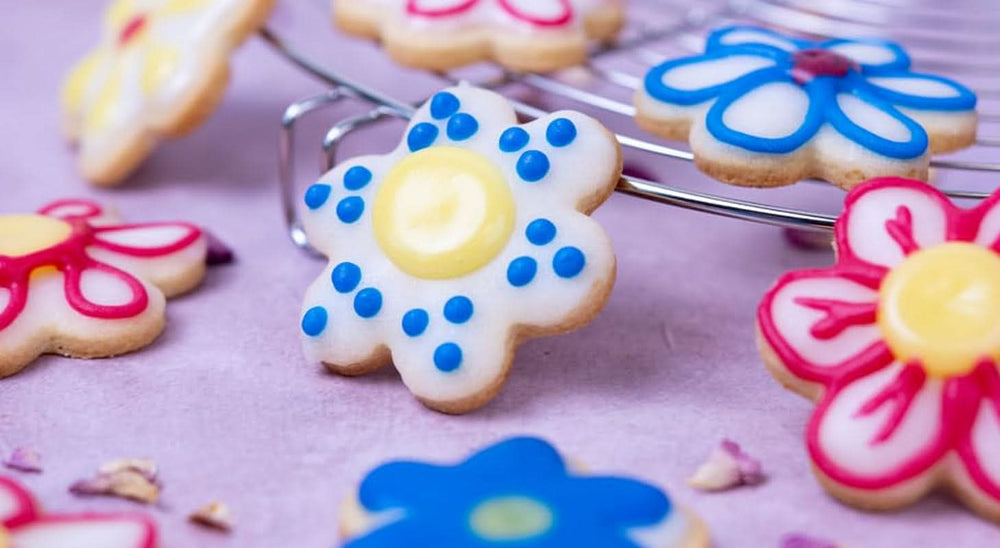 RUF, glassa per scrivere su torte, biscotti, torte, senza glutine, vegan, 4 x 25 grammi Glasse e Decori Naty Shop